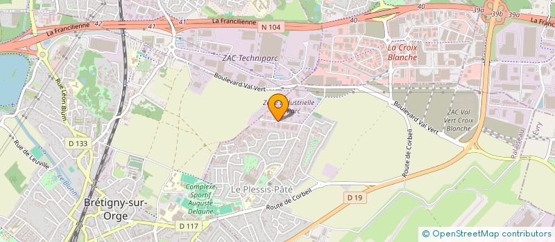 localisation de l'entreprise DLS91  LE PLESSIS-PATE