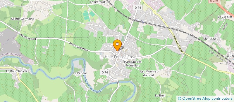 localisation de l'entreprise DLSB  LA HAIE-FOUASSIERE