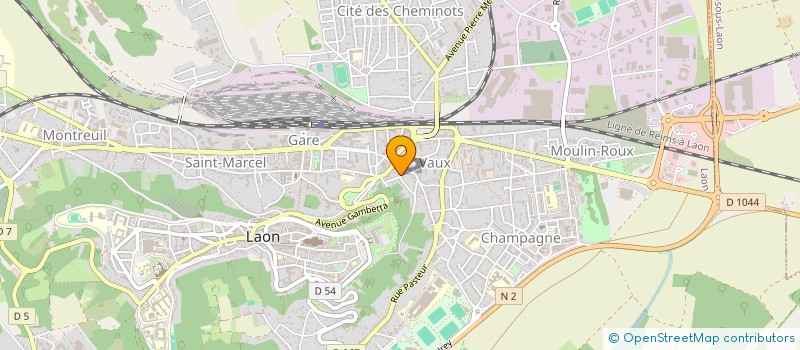 localisation de l'entreprise DLSH à LAON