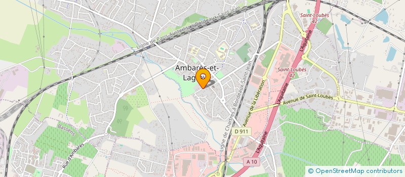 localisation de l'entreprise DLSP INFORMATIQUE  AMBARES-ET-LAGRAVE