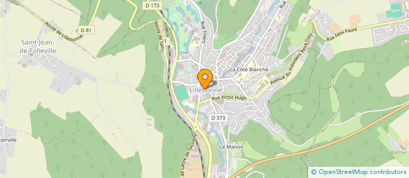 localisation de l'entreprise DLT  LILLEBONNE