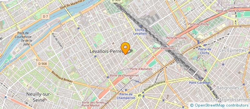 localisation de l'entreprise DLT à LEVALLOIS-PERRET