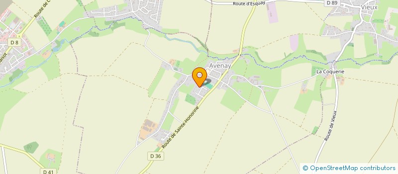 localisation de l'entreprise DLT  AVENAY