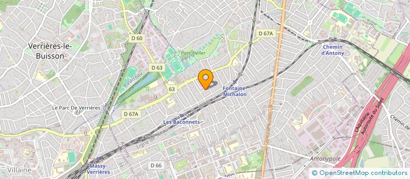 localisation de l'entreprise DLT à ANTONY