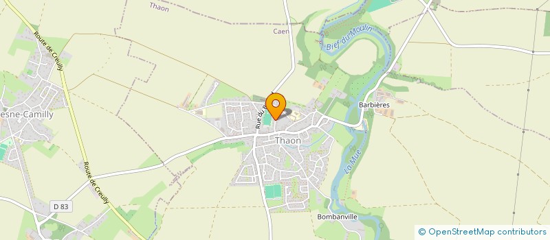 localisation de l'entreprise DLT  THAON