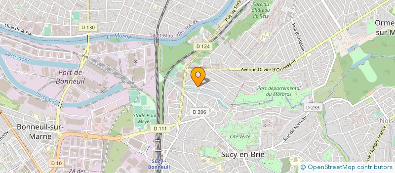 localisation de l'entreprise DLT à SUCY-EN-BRIE