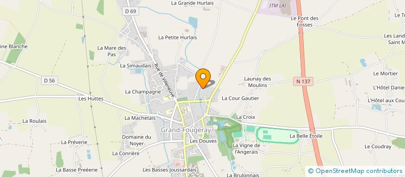 localisation de l'entreprise DLT  GRAND-FOUGERAY