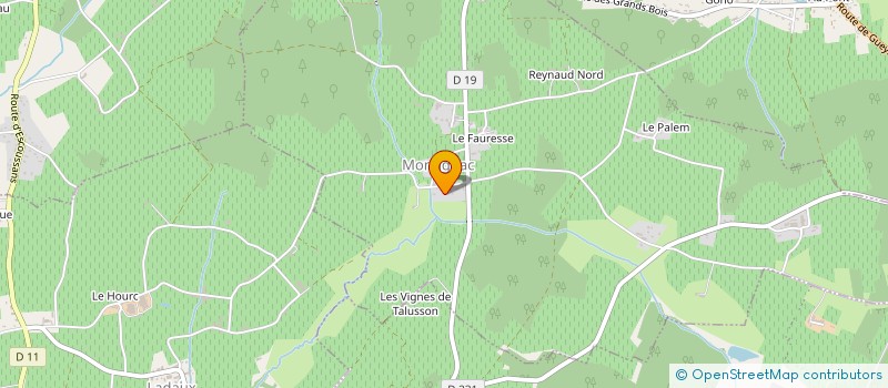 localisation de l'entreprise DLT  MONTIGNAC