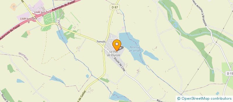 localisation de l'entreprise DLT ET ASSOCIES à LISLE-SUR-TARN