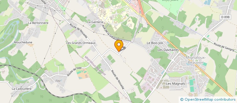 localisation de l'entreprise DLT FERNANDEZ à MIGNALOUX-BEAUVOIR