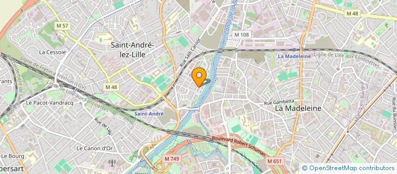 localisation de l'entreprise DLT HOLDING  SAINT-ANDRE-LEZ-LILLE