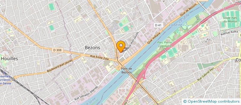 localisation de l'entreprise DLT OPTIC  BEZONS