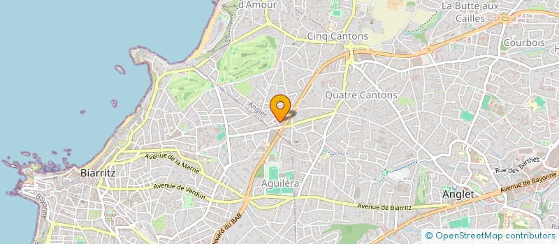 localisation de l'entreprise DLT TRANSACTIONS  ANGLET