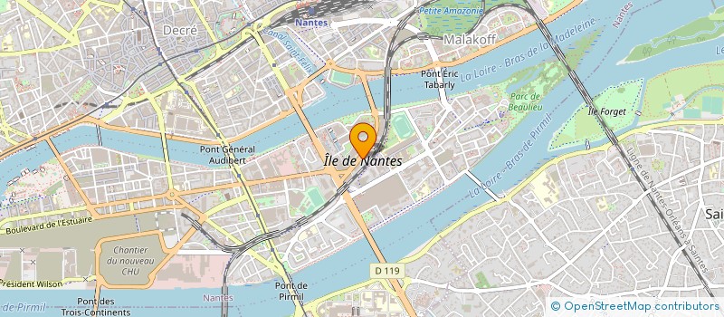 localisation de l'entreprise DLT TRANSIT à NANTES