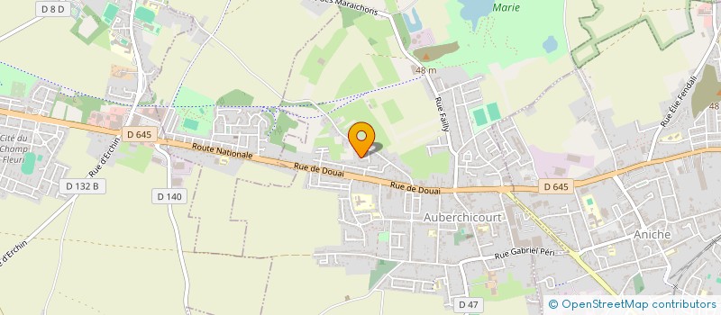 localisation de l'entreprise DLTI  AUBERCHICOURT