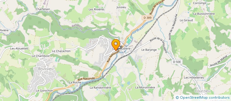 localisation de l'entreprise DLV  BRUSSIEU