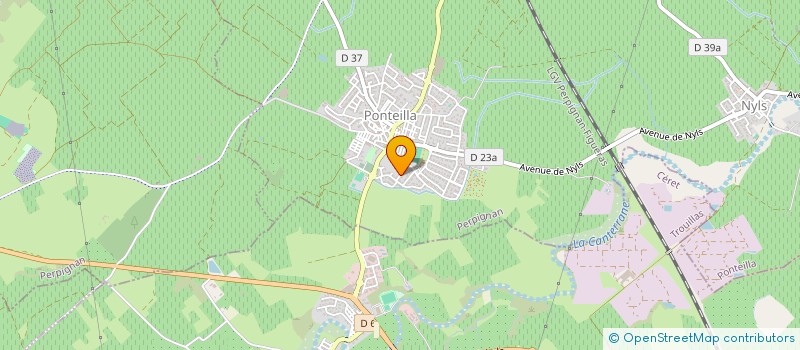 localisation de l'entreprise DLV  THUIR