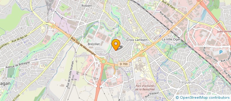 localisation de l'entreprise DLV à SAINT-BRIEUC