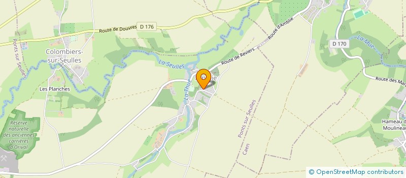 localisation de l'entreprise DLV  PONTS SUR SEULLES