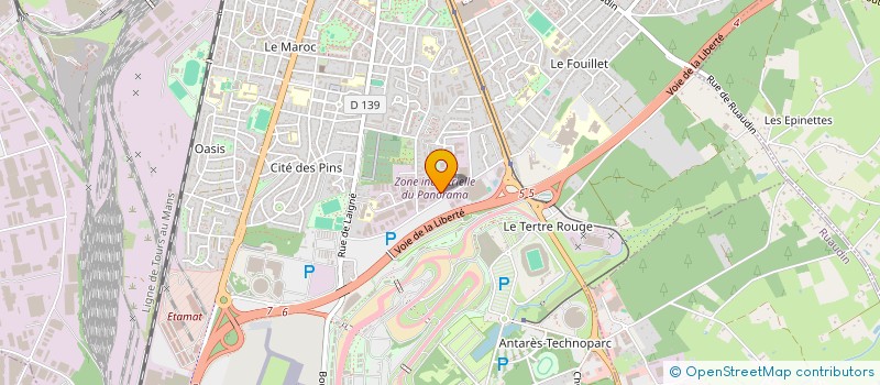 localisation de l'entreprise DLV CORP  LE MANS