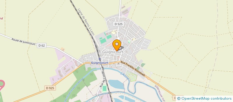 localisation de l'entreprise DLV DENTAIRE  VILLENEUVE-SUR-AISNE