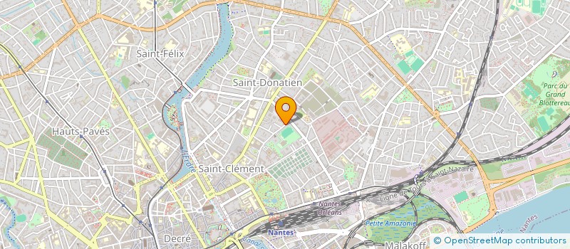 localisation de l'entreprise DLV IMMO à NANTES