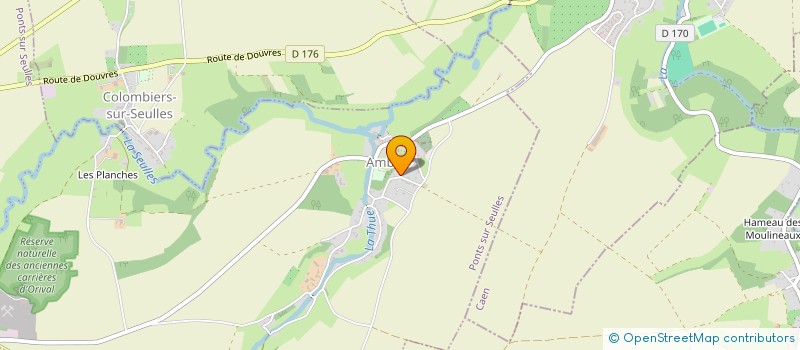 localisation de l'entreprise DLV MARCHAND DE BIENS  PONTS SUR SEULLES