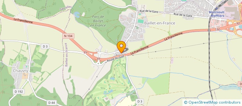 localisation de l'entreprise DLVB DISTRIBUTION  BAILLET-EN-FRANCE