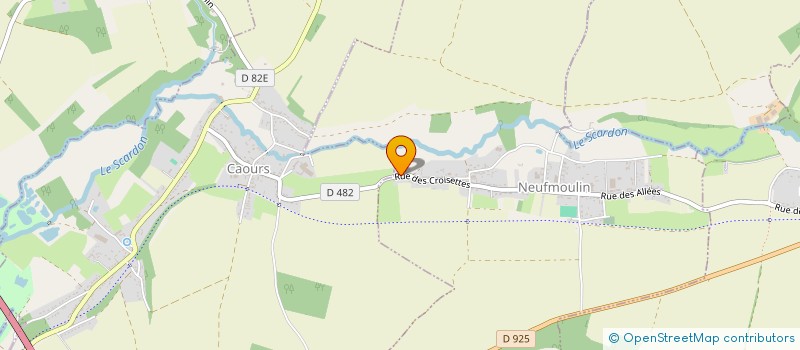 localisation de l'entreprise DLVB LOC  NEUFMOULIN