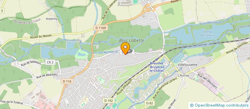 localisation de l'entreprise DLVP à BREUILLET