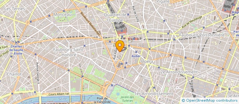 localisation de l'entreprise DLW ET ASSOCIES à PARIS