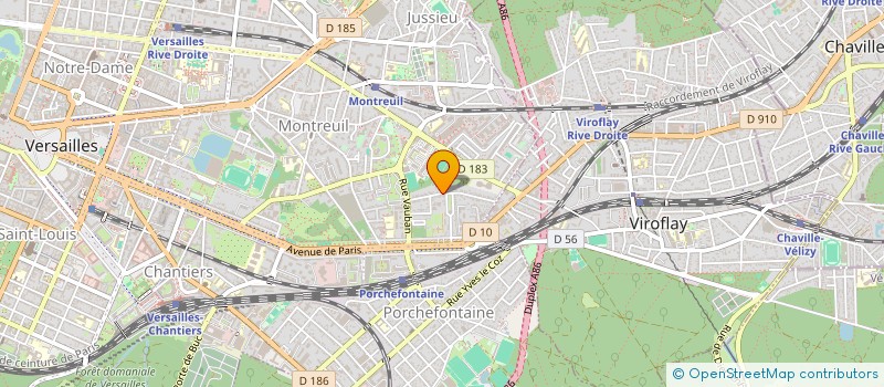 localisation de l'entreprise DLX CONSULTING SAS à VERSAILLES