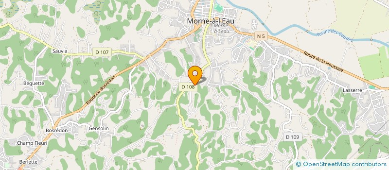 localisation de l'entreprise DLX-IMMO à MORNE A L EAU