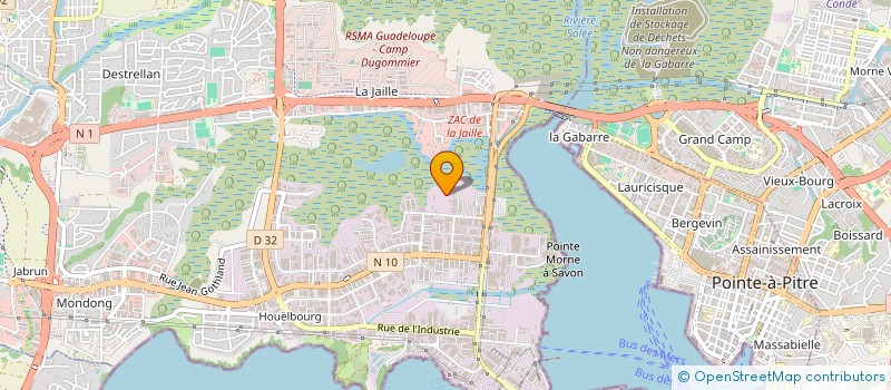 localisation de l'entreprise DLYS  BAIE-MAHAULT