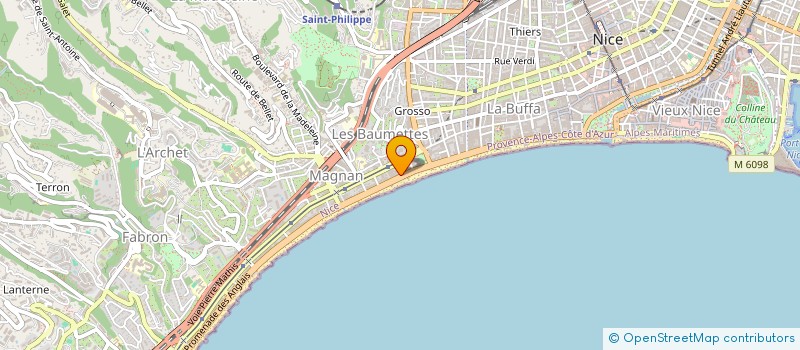 localisation de l'entreprise DLZ à NICE