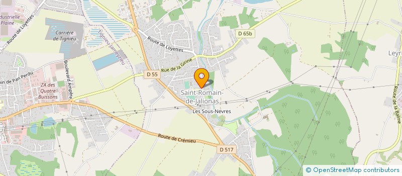 localisation de l'entreprise DLZ CONVOYEUR DE VEHICULE à SAINT-ROMAIN-DE-JALIONAS