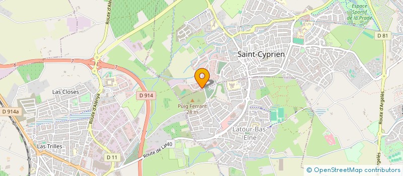 localisation de l'entreprise DLZ GROUPE  SAINT-CYPRIEN