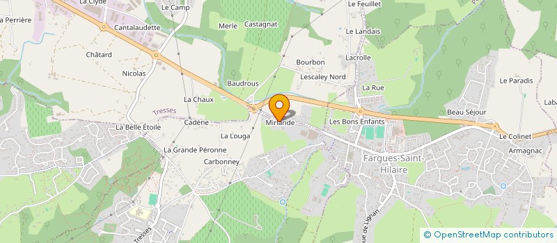 localisation de l'entreprise DLZ PATRIMOINE  CARIGNAN-DE-BORDEAUX