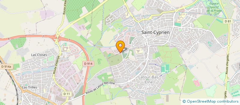 localisation de l'entreprise DLZ PRESTIGE à SAINT-CYPRIEN