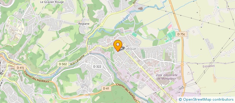 localisation de l'entreprise DM 38 à PONT-EVEQUE
