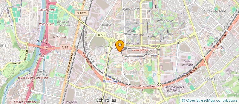 localisation de l'entreprise DM  ECHIROLLES
