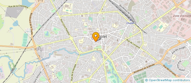 localisation de l'entreprise DM à CHOLET