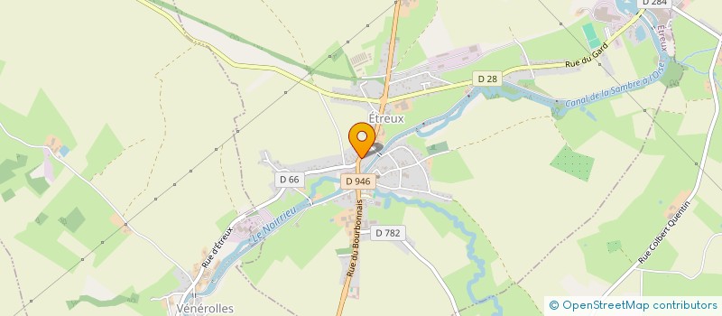 localisation de l'entreprise DM  ETREUX