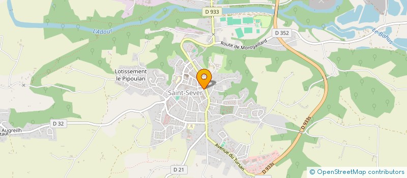 localisation de l'entreprise DM à SAINT-SEVER