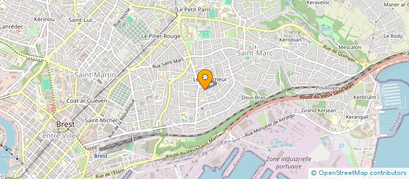 localisation de l'entreprise DM  BREST