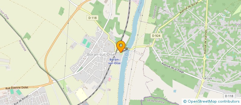 localisation de l'entreprise DM  BORAN-SUR-OISE