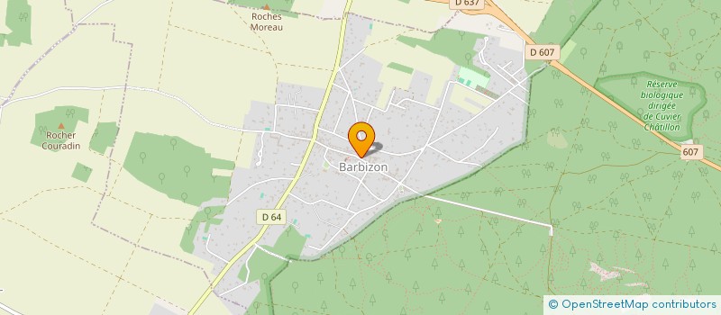 localisation de l'entreprise DM  BARBIZON