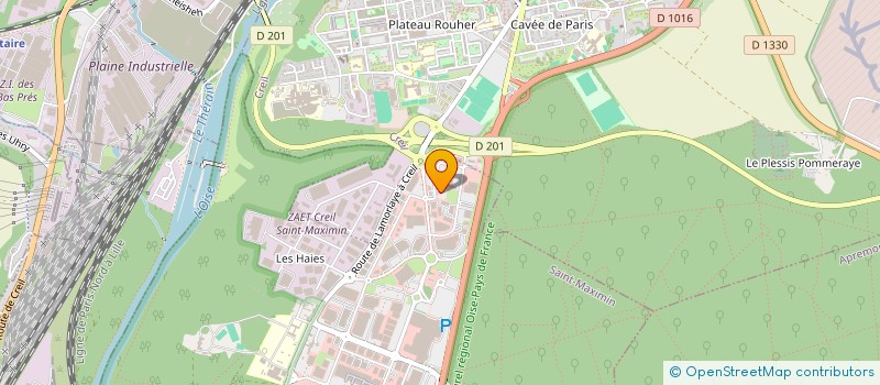 localisation de l'entreprise DM  SAINT-MAXIMIN