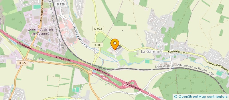 localisation de l'entreprise DM  L'ISLE-ADAM