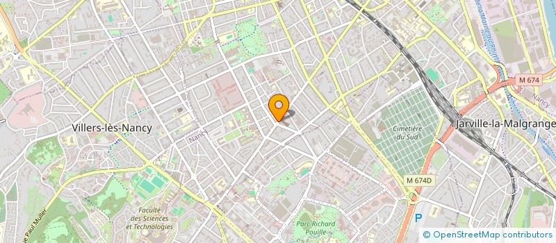 localisation de l'entreprise DM A.I.C  NANCY